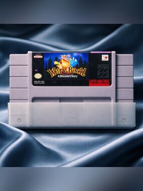Super Nintendo We’re Back! A Dinosaur Story Game Cartridge